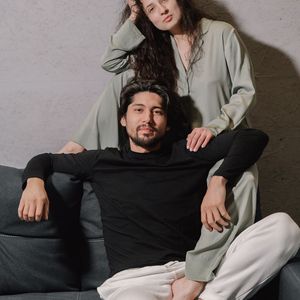 Portrait of Olha Zarichna, the yoga practice guide, smiling warmly.